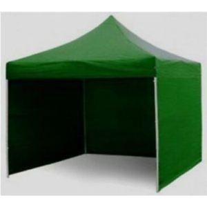 GAZEBO VERDE 3X3 TELO DI COPERTURA SPALMATO IMPERMEABILE AL 100% PIEGHEVOLE  A FISARMONICA - E.D. Shop